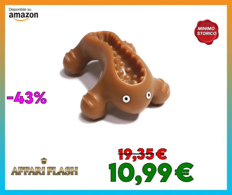 TONGKTAI Giocattoli per cani, giocattoli da masticare in nylon resistente per masticatori aggressivi, indistruttibile sapore di pancetta per la pulizia dei denti per razze medie e grandi, anti