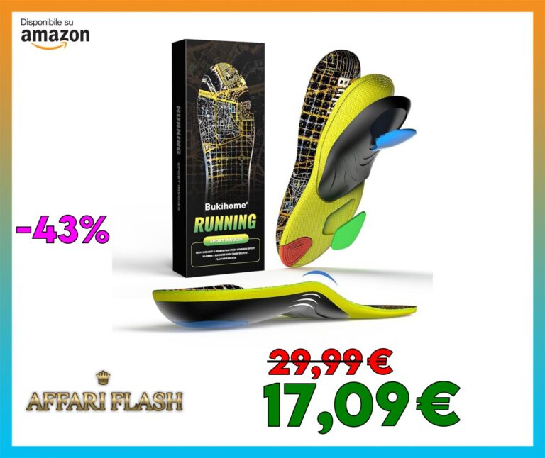 ️ Bukihome Solette Ortopediche da Corsa