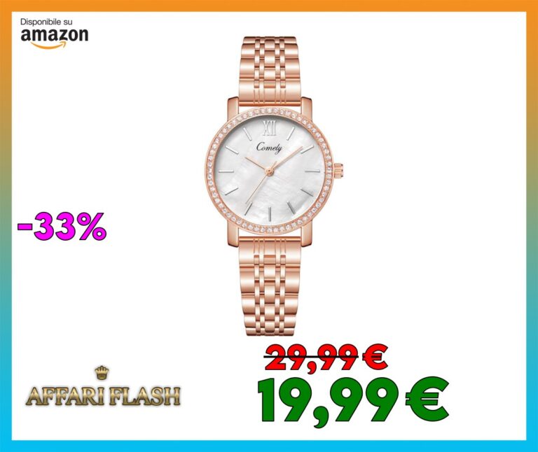 ️ CIVO Orologio Donna Acciaio Inox Analogico Orologio da Polso Donna Impermeabile Quarzo, Elegante Regalo Donna