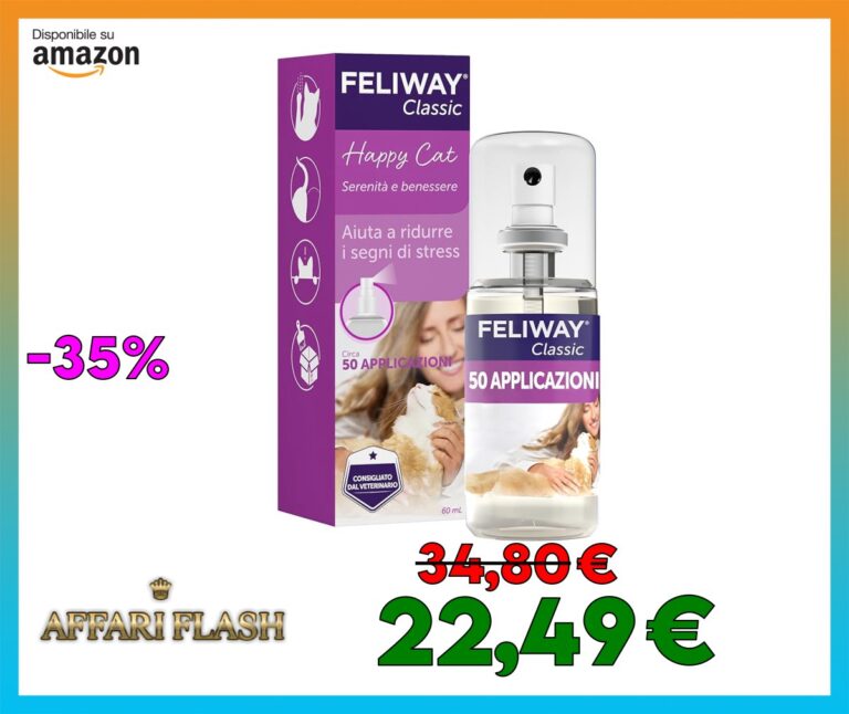 FELIWAY Classic Spray Calmante per Gatti, 60 ml