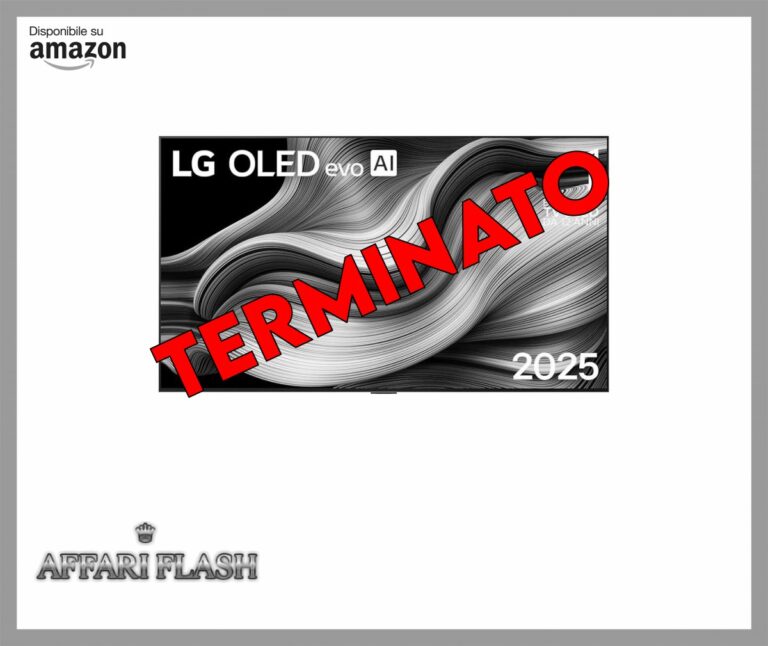 LG OLED evo AI G5 TV 65 pollici, Smart TV 4K, Staffa a muro inclusa, Processore α11 Gen2, Brightness Booster Ultimate, webOS con AI, Dolby Vision e Atmos, VRR e GSYNC 4K@165Hz, OLED65G55LW 2025