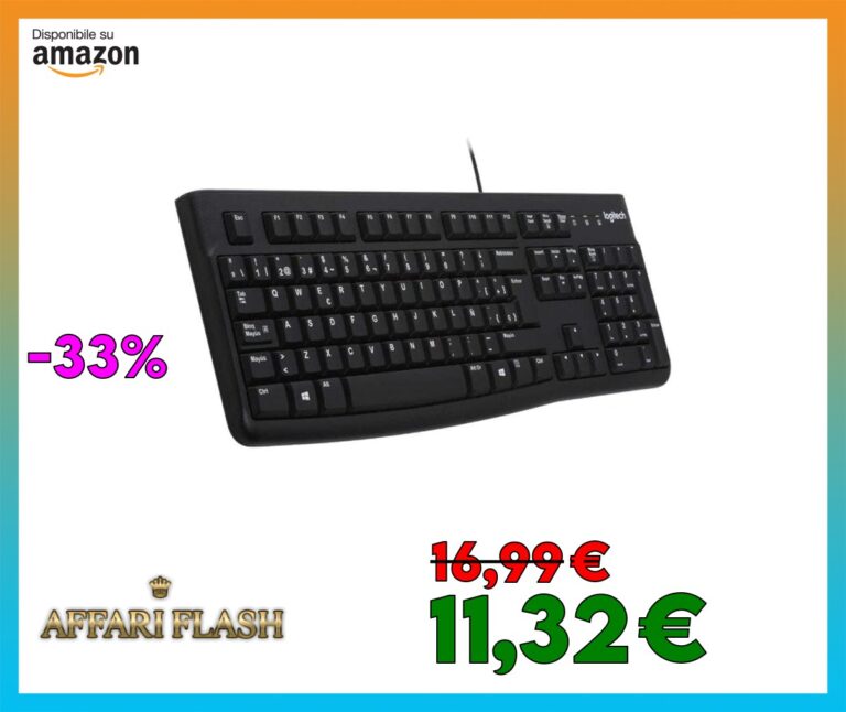 Logitech K120 Tastiera Cablata, Layout