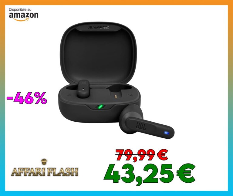 JBL Wave Flex Auricolari Wireless In