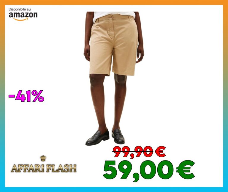 Tommy Hilfiger CRV CO Blend GMD Chino Corto WW0WW46084 Donna