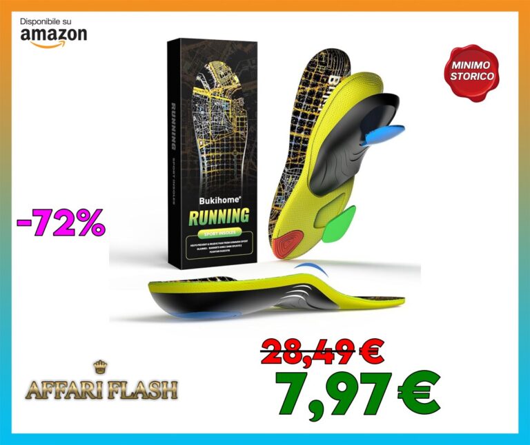 ️ Bukihome Solette Ortopediche da Corsa