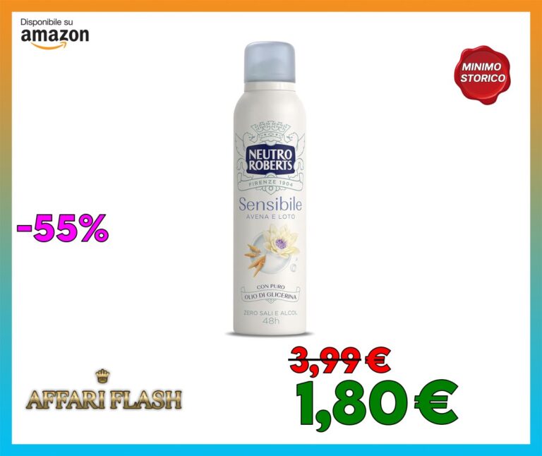 Neutro Roberts, Deodorante Spray Pelle Sensibile, 150ml
