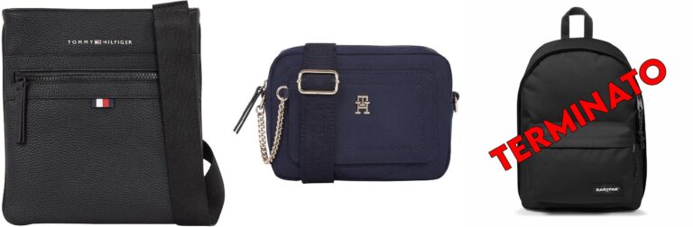 Tommy Hilfiger Uomo Borsa a Tracolla Essential PU Crossover Piccola, Nero (Black)